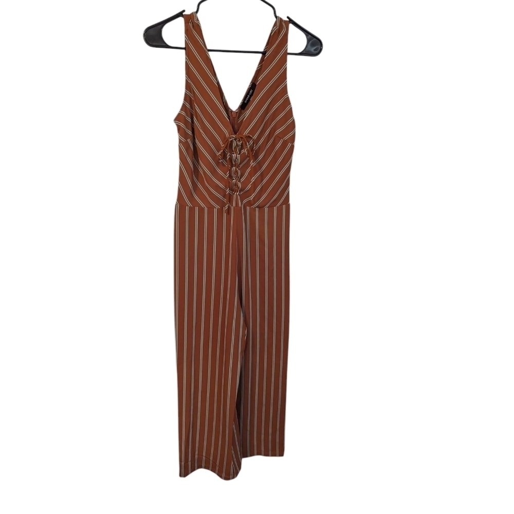 Sugar Lips, Wide Leg Crop Jumpsuit,Size s